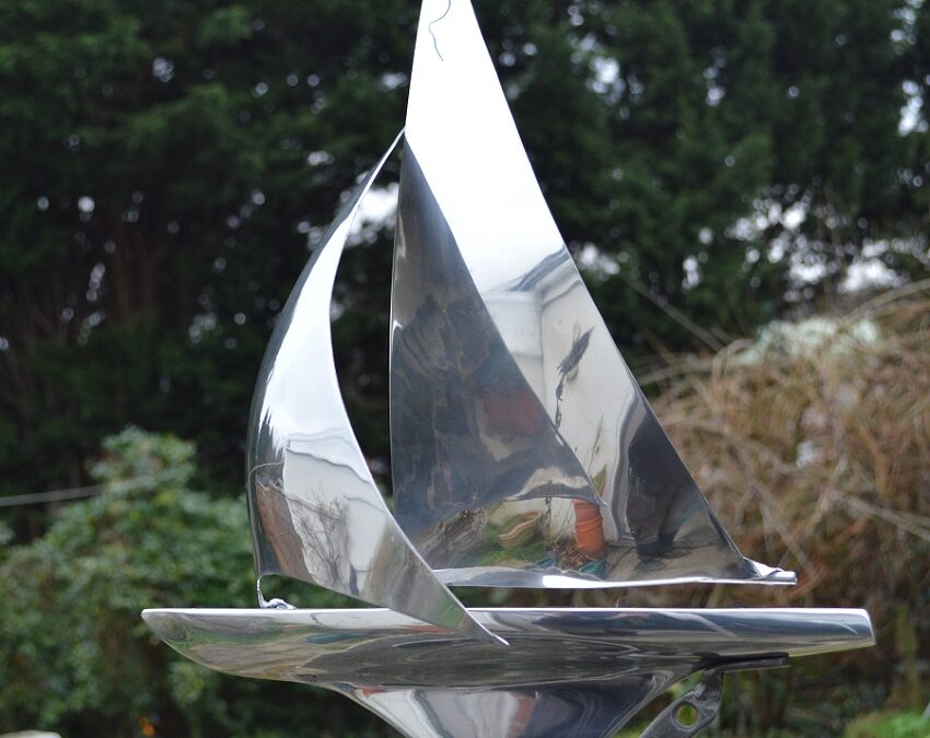 Aluminium Boat Sculpture